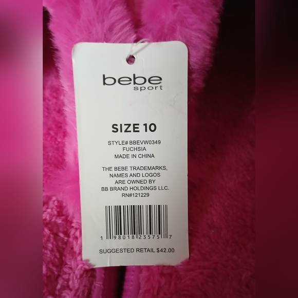 BeBe pink size 10 Slippers - Picture 5 of 14